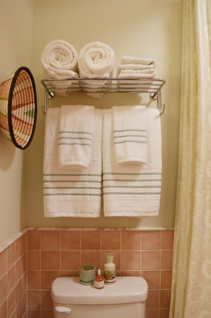 Mid Century Pink Bathroom Reveal Holladays at Home